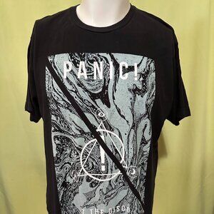 Panic! at the Disco L.A. Devotee Barbury Castle Men's Black T Shirt Large P!ATD